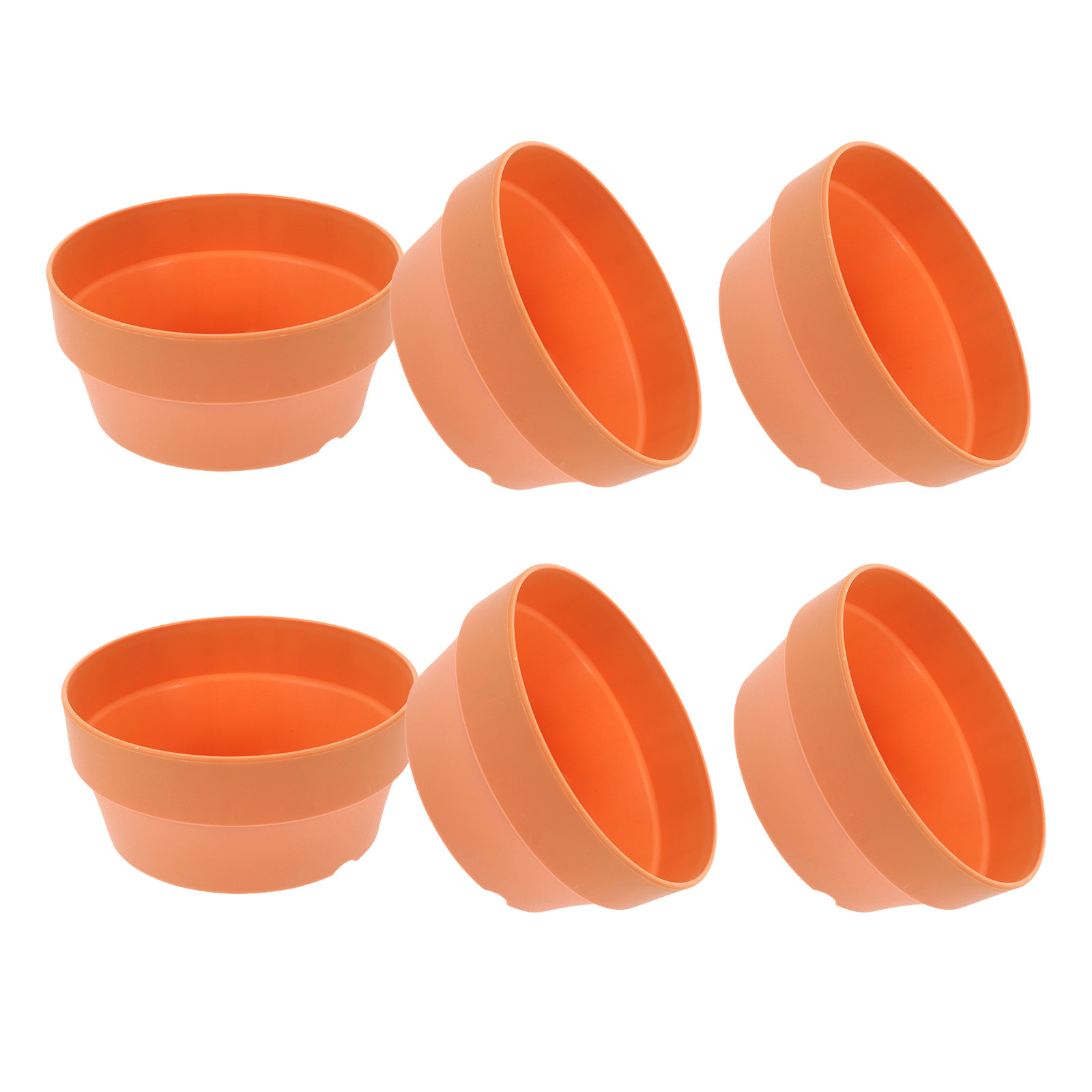 Bonsai Garden Design - 6Pcs Premium Plastic Flower Pot Set