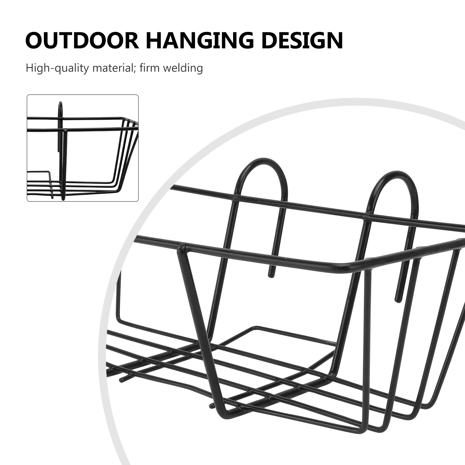1Pcs Rustproof Iron Flowerpot  - Bonsai Garden Decor 评论和价格