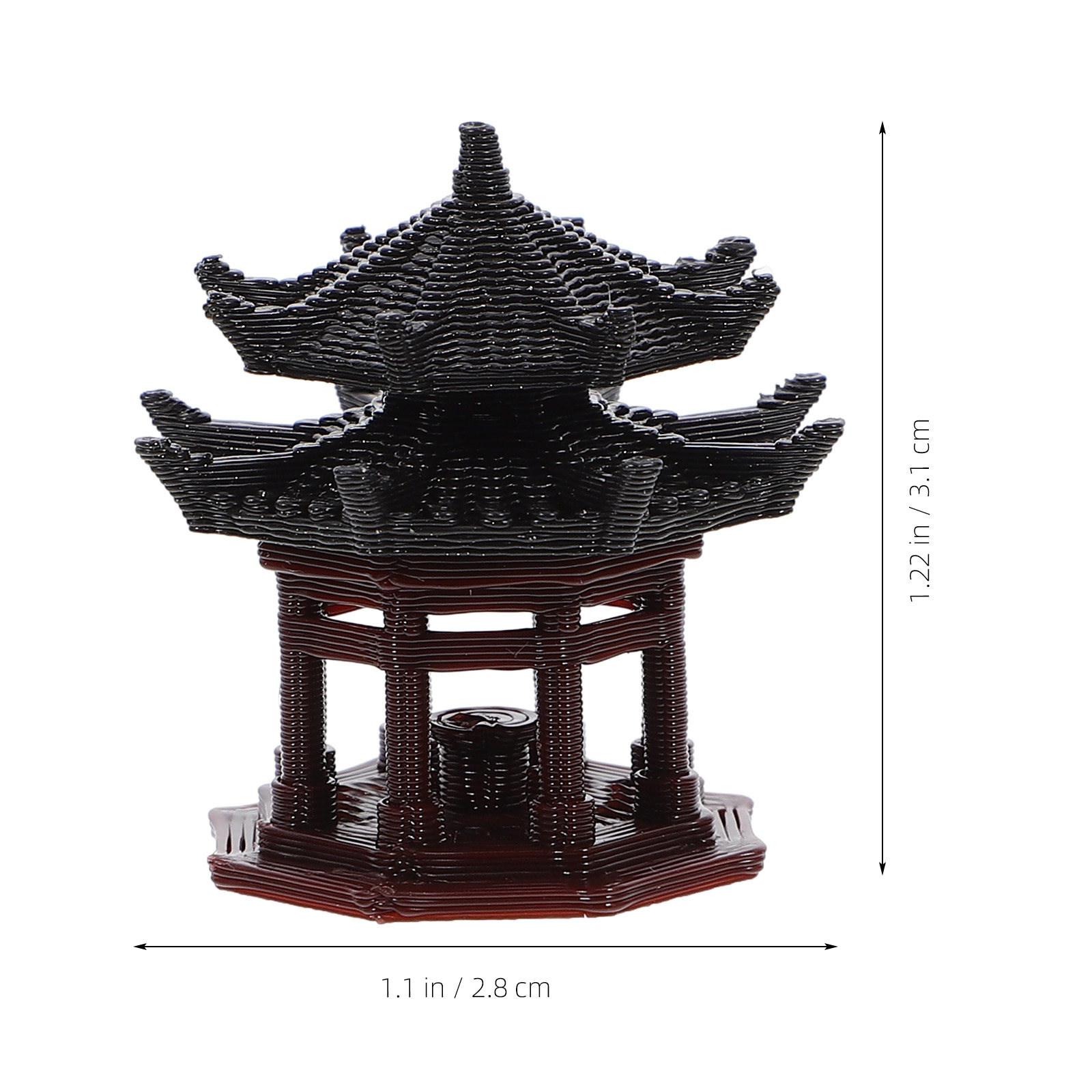 Delicate Plastic Pavilion Orna - Bonsai Garden Design 评论和价格