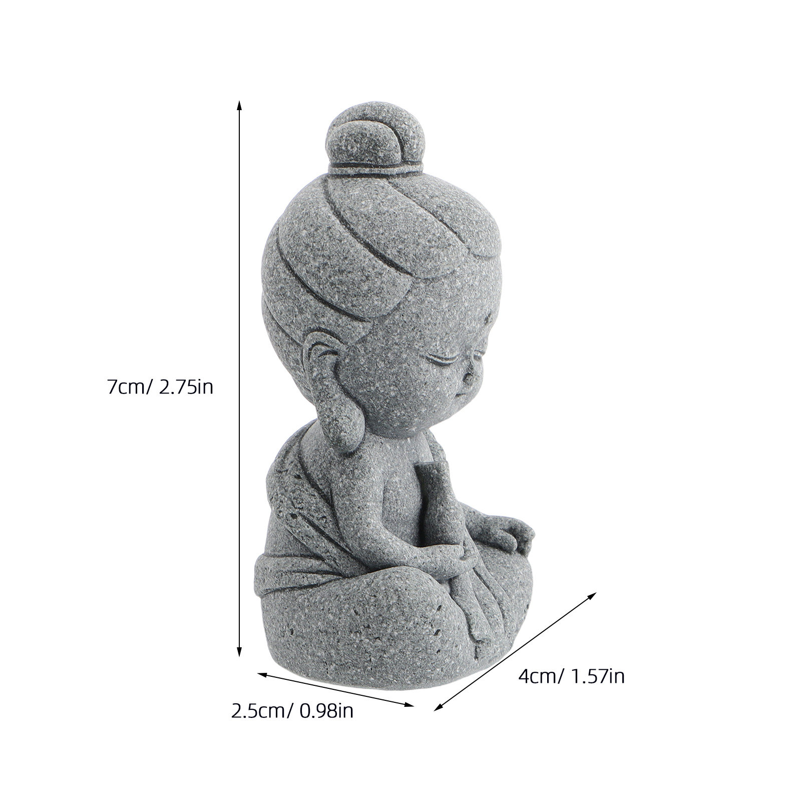 Exquisite Mini Guan Yin Stone  - Bonsai Garden Decor 评论和价格