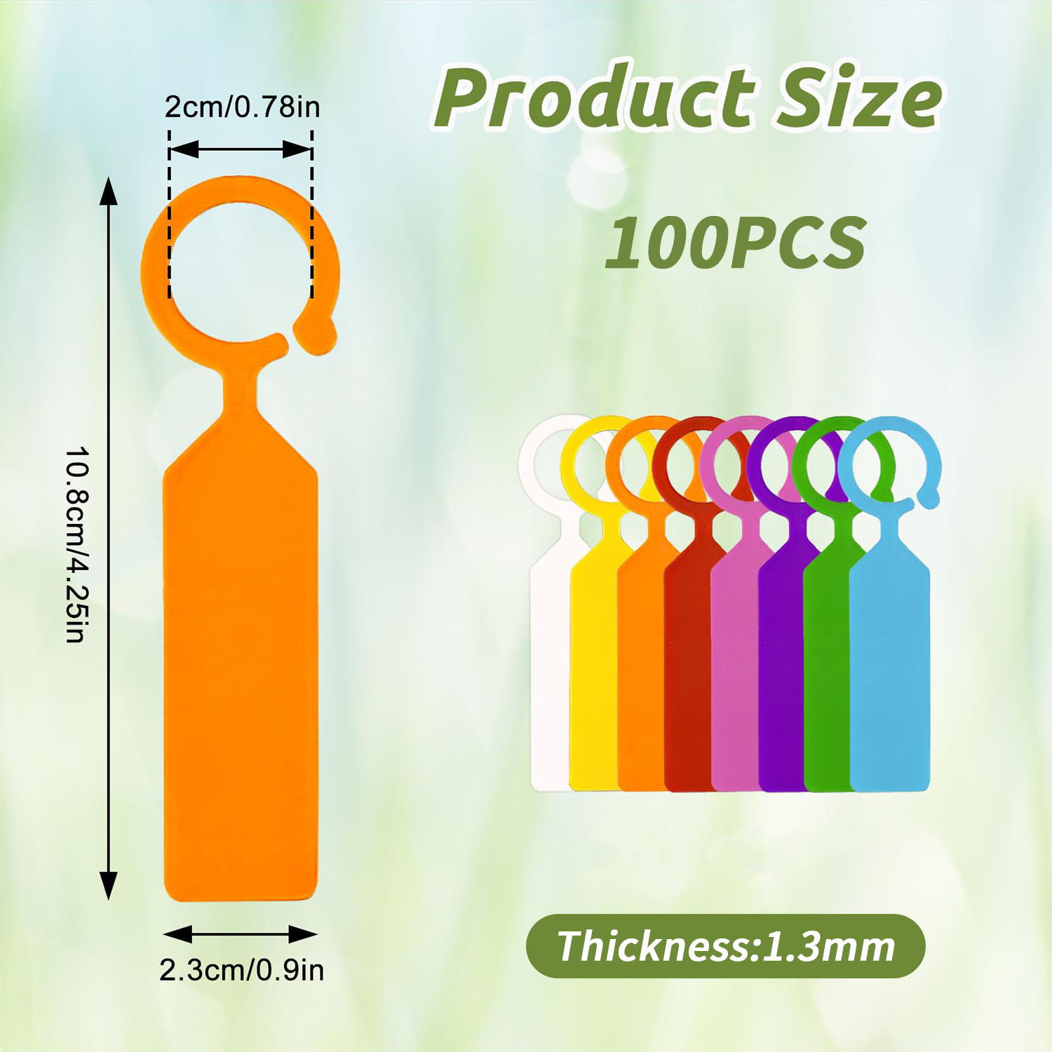 100PCS 10.7x2.3CM Plastic Gard - Bonsai Garden Design 评论和价格