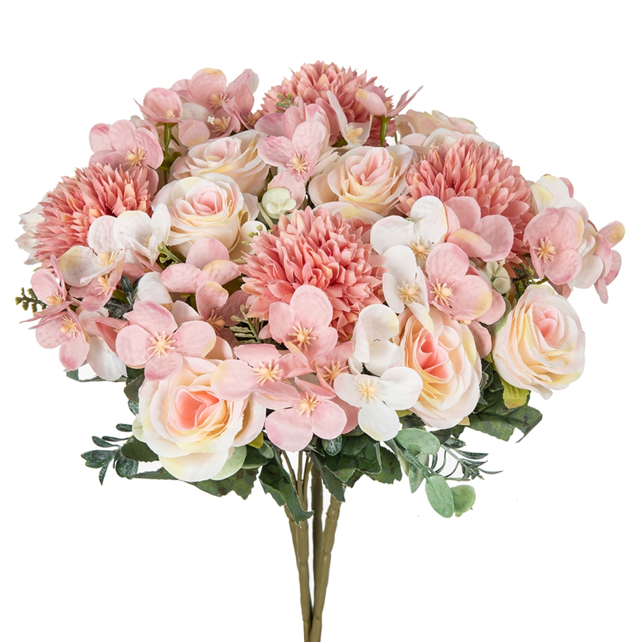 1/4pcs Artificial Flower Rose  - Bonsai Garden Decor 评论和价格