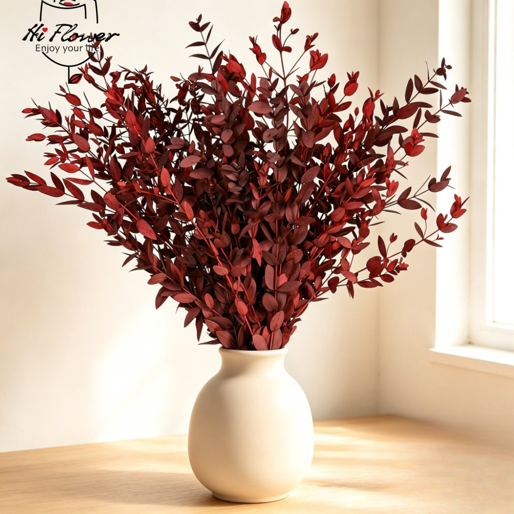 Natural Dried Flowers Eucalypt - Bonsai Garden Decor 评论和价格
