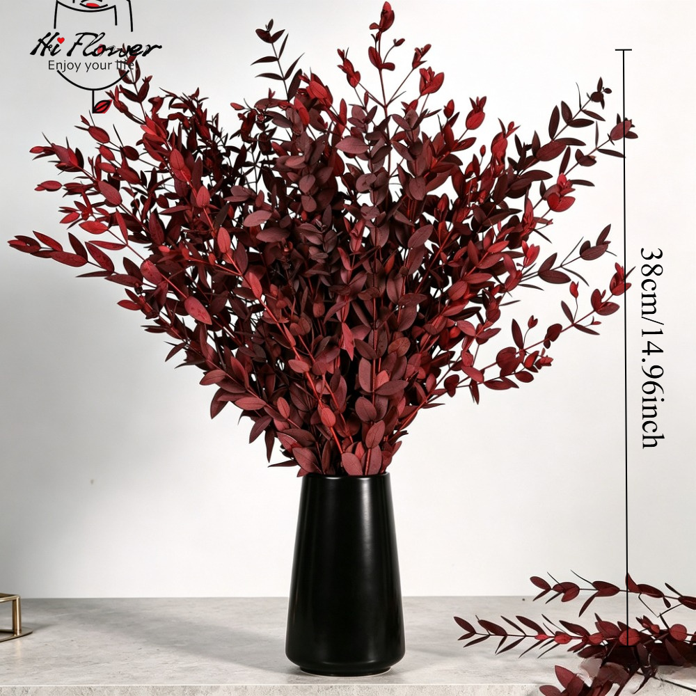 Natural Dried Flowers Eucalypt - Bonsai Garden Decor 评论和价格